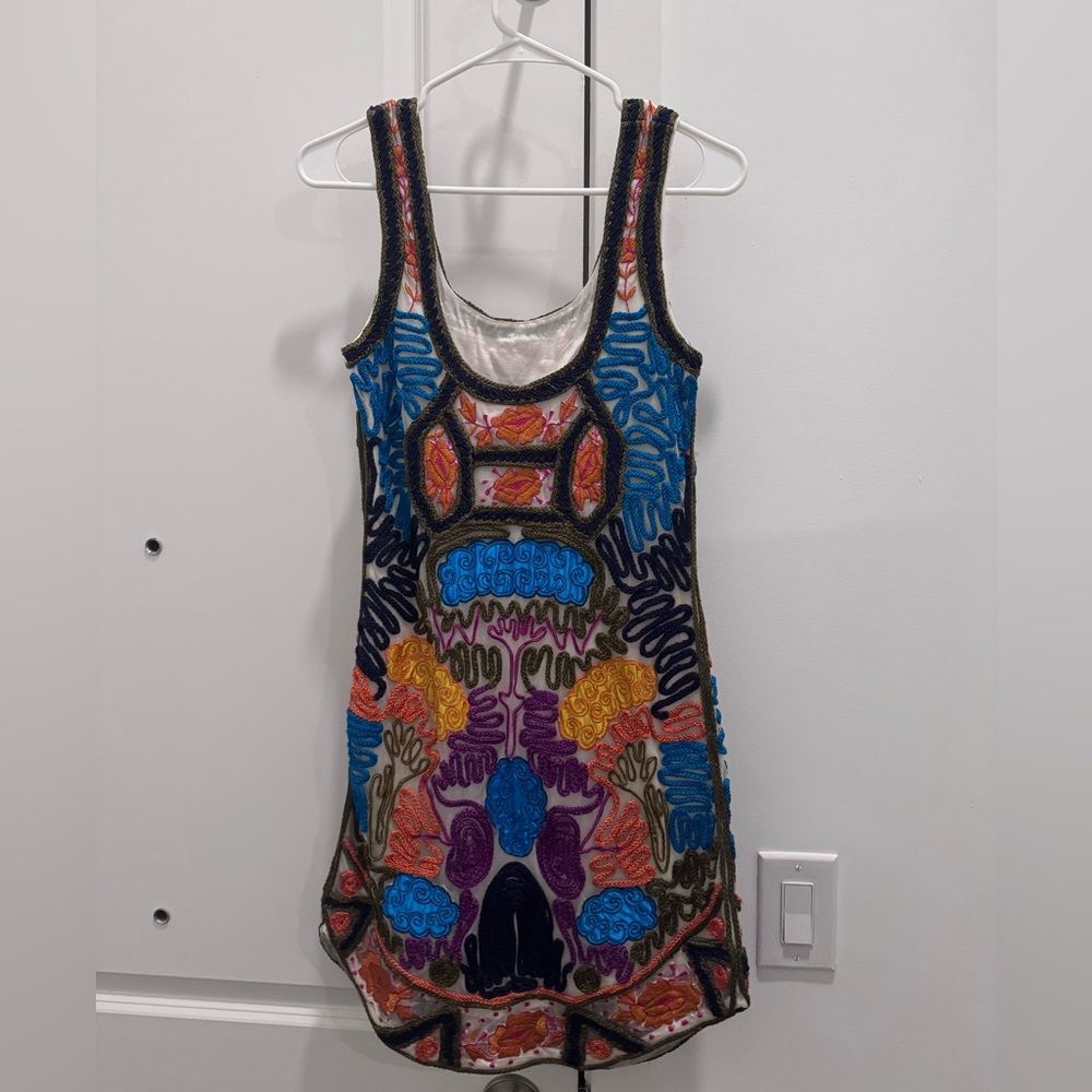 Colorful Patterned Mini Dress EXTREMELY RARE - Picture 5 of 7